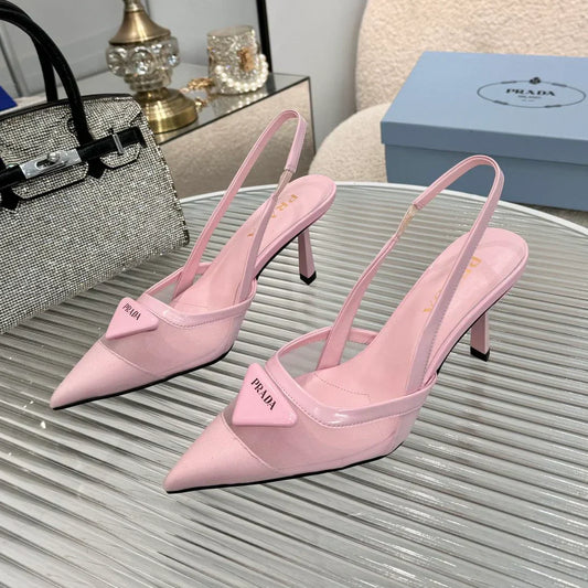 New pointy toe mesh fashion high heel sandals 1025041113