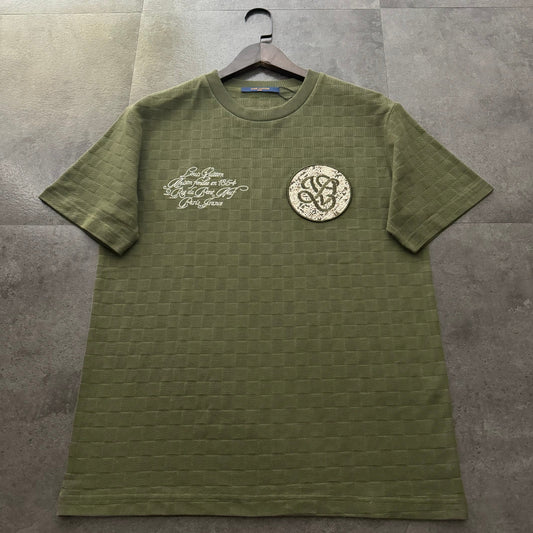 LV Chess jacquard + small logo embroidery T-shirt 1825041706
