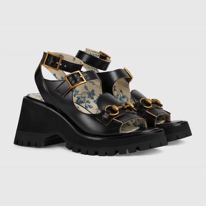 G Horsebit platform sandals 1824061308