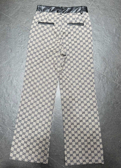GG Paneled leather suit 1825040808