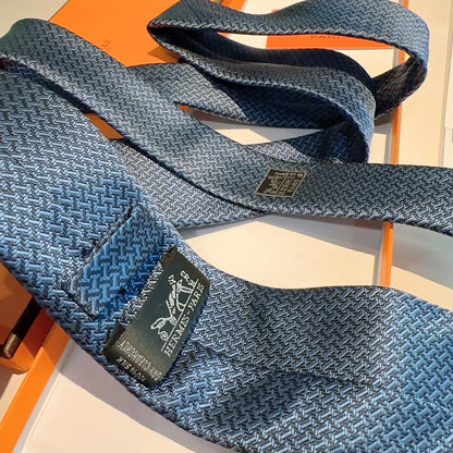 Geometric H pattern tie 1824053001