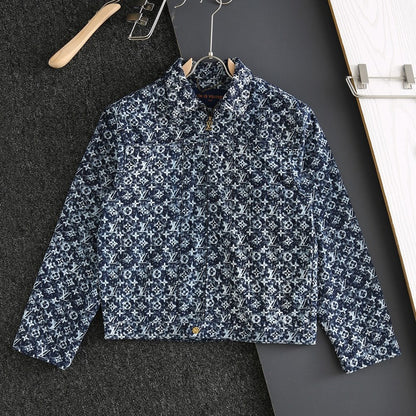 washed distressed denim jacket XC0823102303