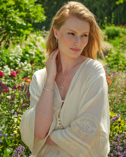 Silver Swallow Spirit Guide Pendant Necklace