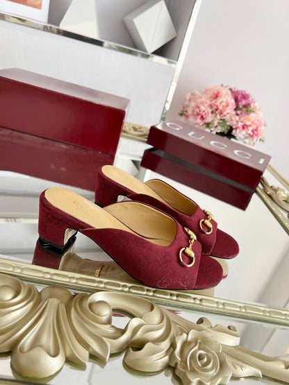 GG Chunky heel slippers 1825061302