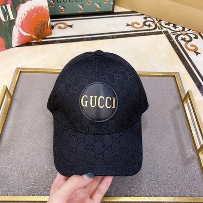 Luxury Fashion Brand Print Brown Baseball Cap