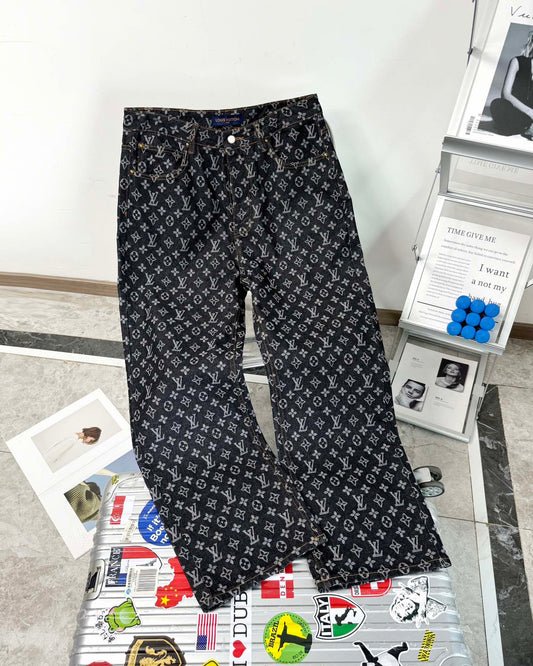 V classic print jeans 1825090905