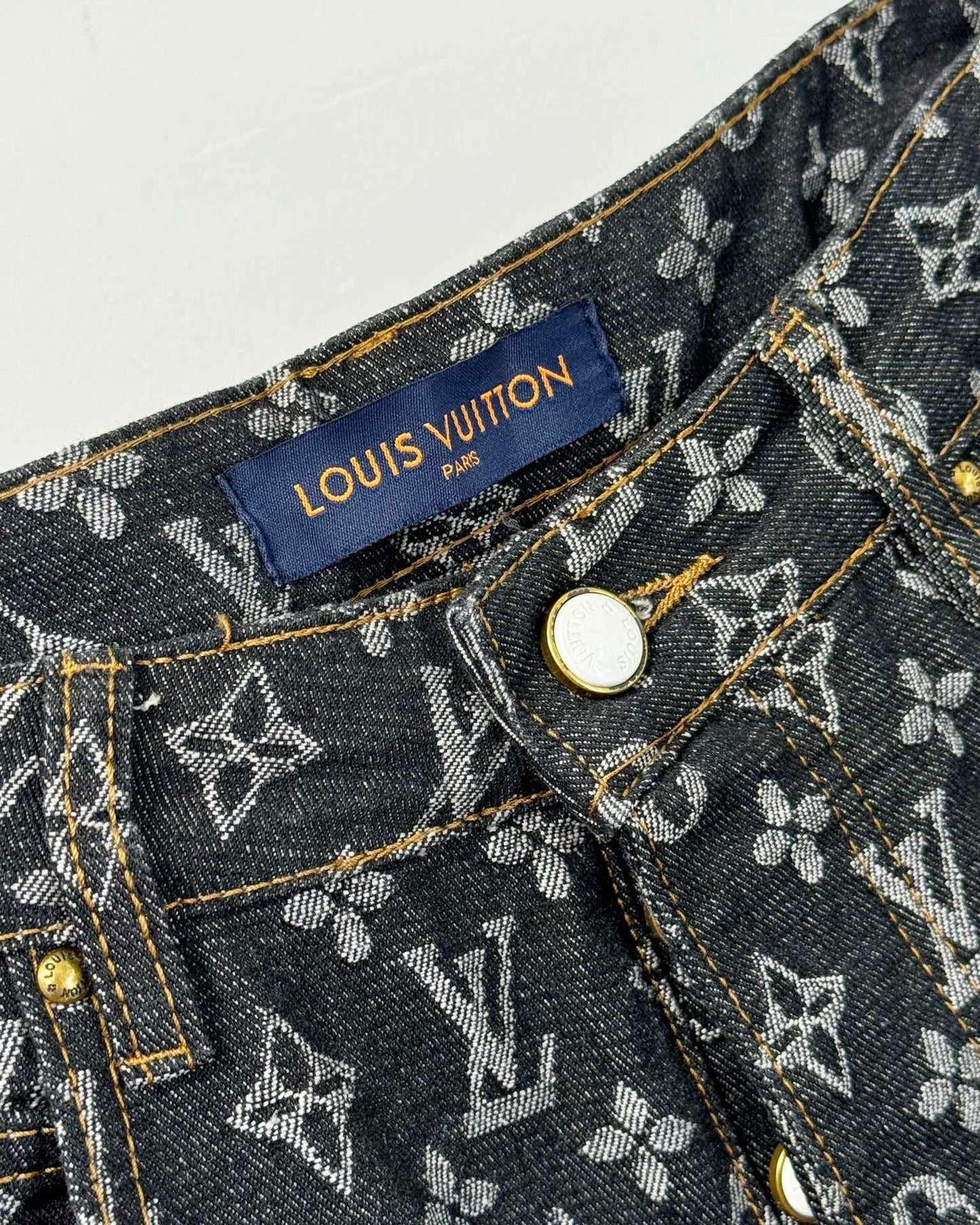V classic print jeans 1825090905
