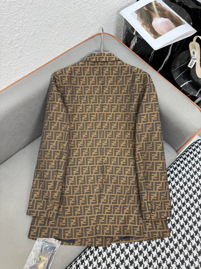 F Double-breasted suit jacket 1825090912