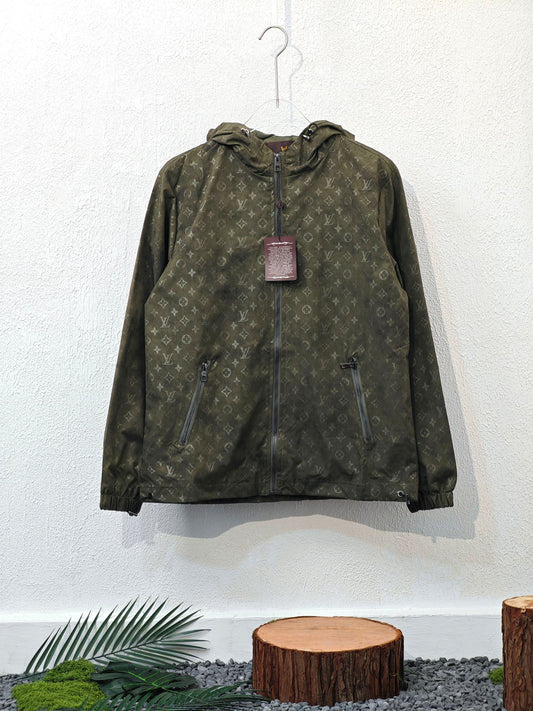 L Casual couple hooded jacket windbreaker coat 1825091603